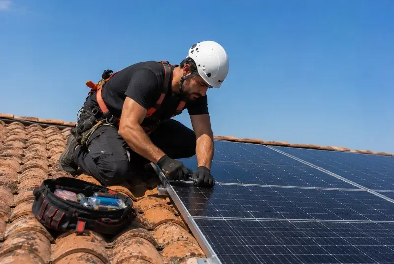 Maintenance et monitoring de panneaux solaires à Domme