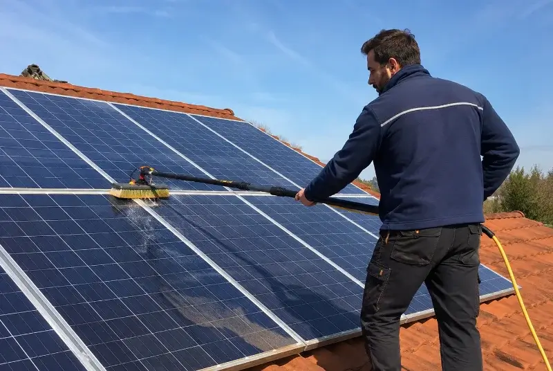Nettoyage et entretien de panneaux solaires à Domme